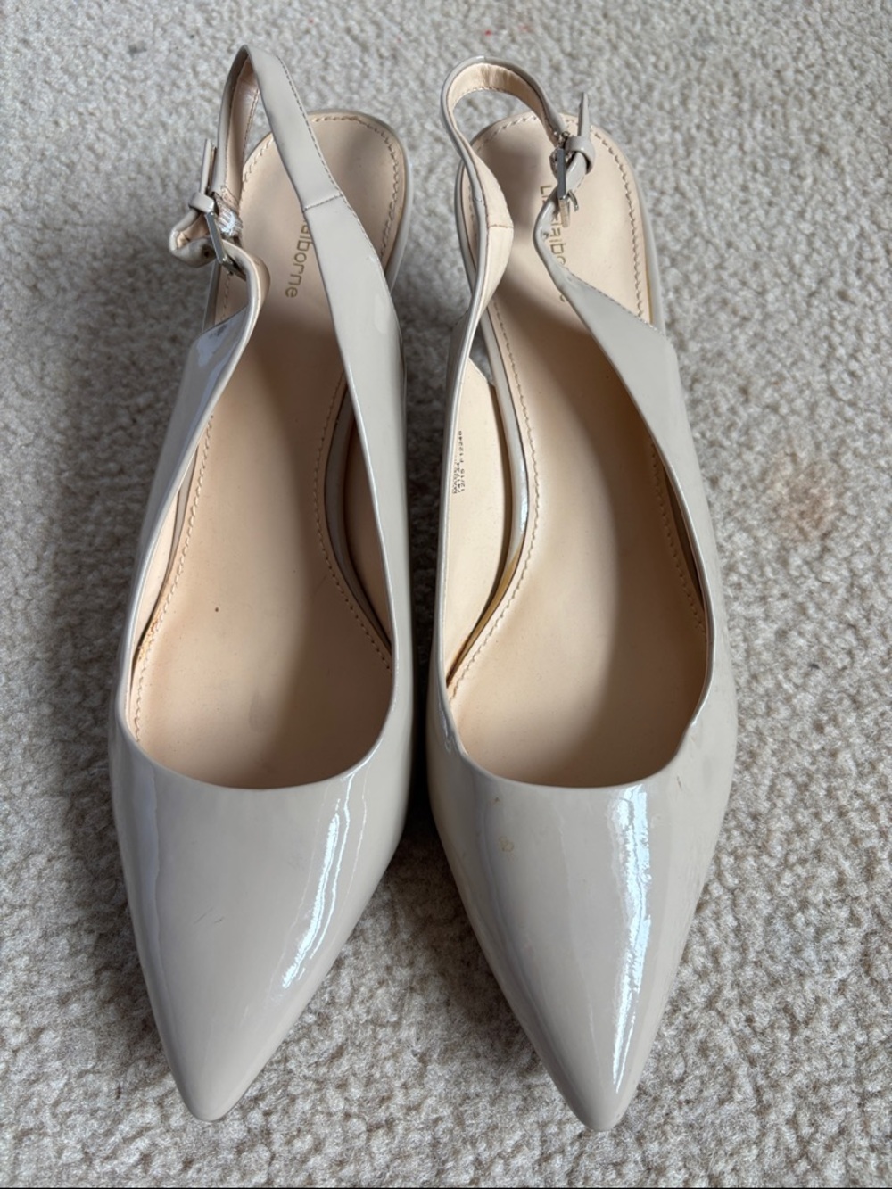 Liz Claiborne Slingback Pumps in Light Beige